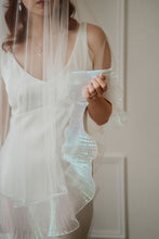 Load image into Gallery viewer, Odette ruffle veil with blusher