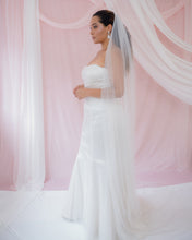 Load image into Gallery viewer, Lana Swarovski crystal chapel length wedding veil