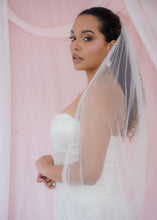 Load image into Gallery viewer, Lana Swarovski crystal chapel length wedding veil