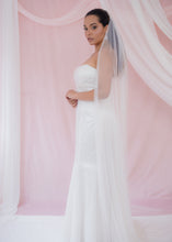 Load image into Gallery viewer, Lana Swarovski crystal chapel length wedding veil