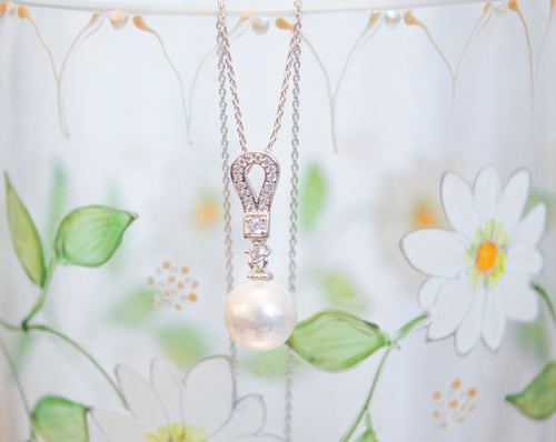 bridal drop necklace