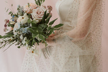 Load image into Gallery viewer, Aurora blush sparkly crystal veil
