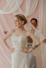 Load image into Gallery viewer, Aurora blush sparkly crystal veil
