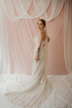 Load image into Gallery viewer, Aurora blush sparkly crystal veil

