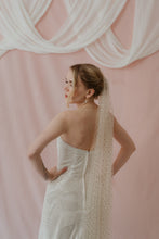 Load image into Gallery viewer, Aurora blush sparkly crystal veil
