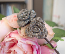 Load image into Gallery viewer, silver flower headband
