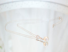 Load image into Gallery viewer, Pearl drop bridal necklace
