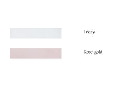 Load image into Gallery viewer, Slim silver crystal and pearl bridal belt
